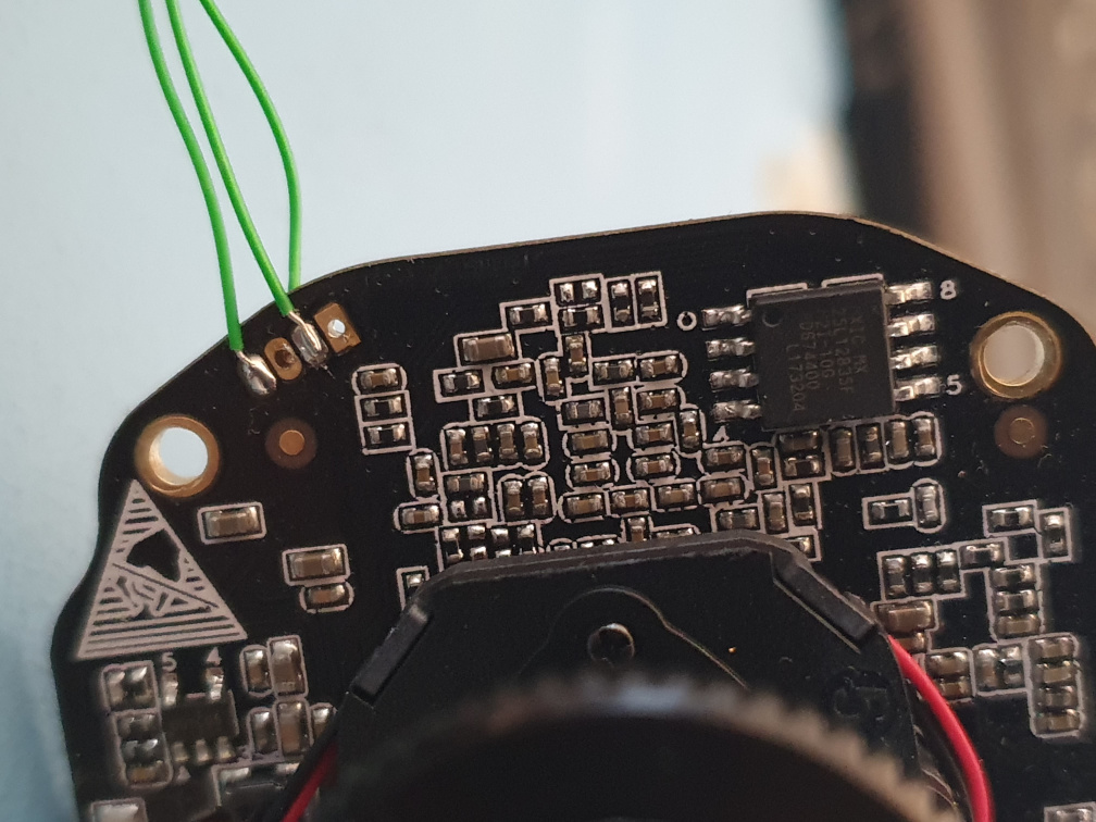 Foscam UART soldering
